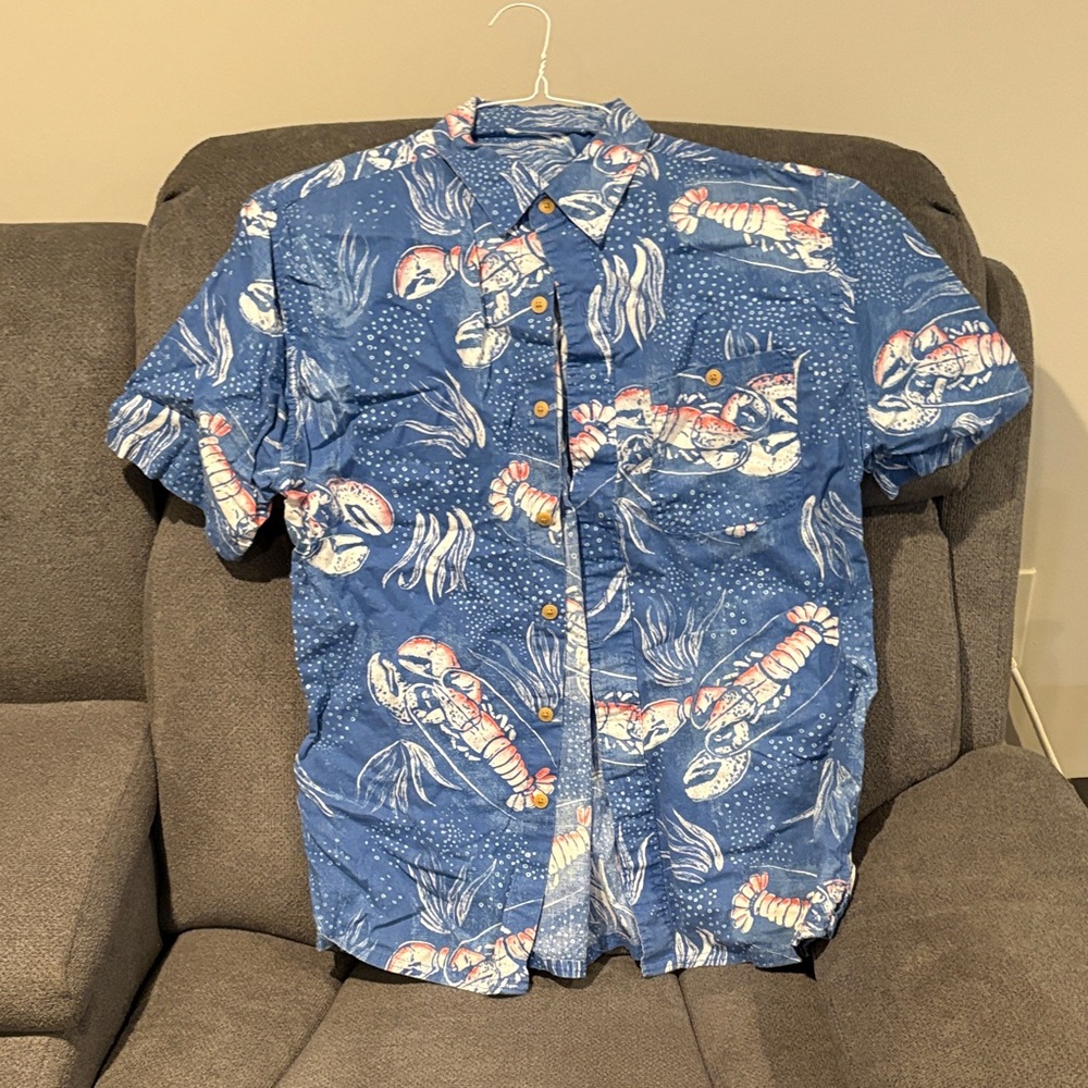 Croft & Barrow Blue and White Casual Shirt